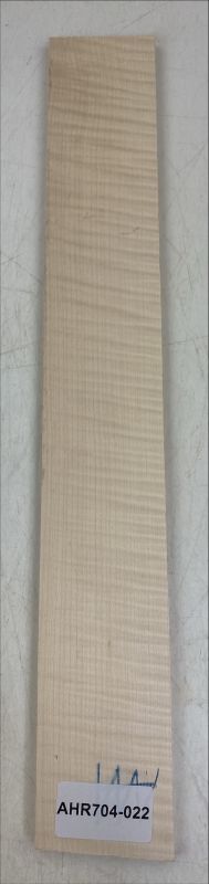 Fretboard Maple flamed, 550x67x9mm Unique Piece #022